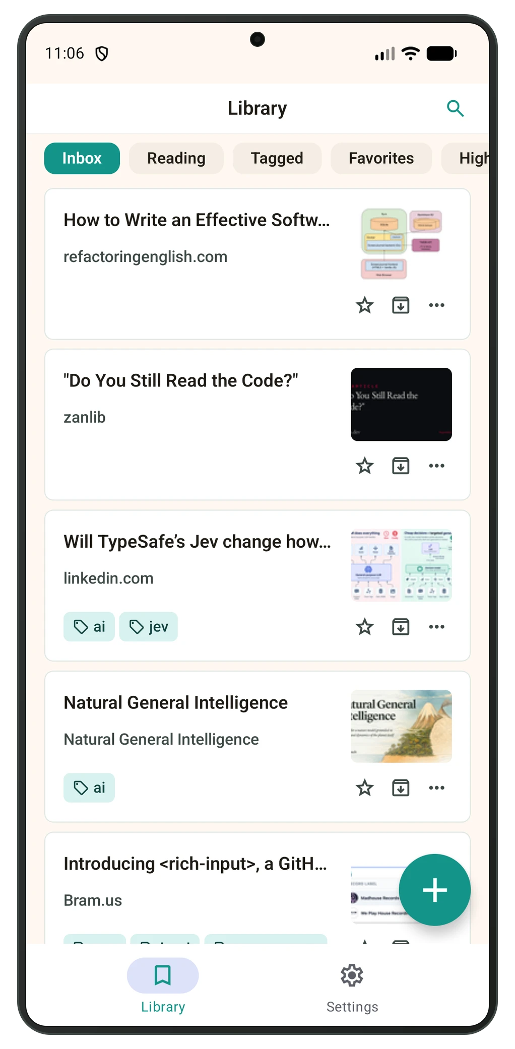 The Bredbox library on an Android phone